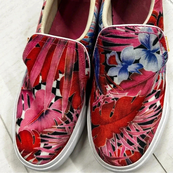 NIKE Court Royale Hawaiian Womens 7 Pink Floral Shoes Sneakers CD7003-600 - Picture 3 of 10